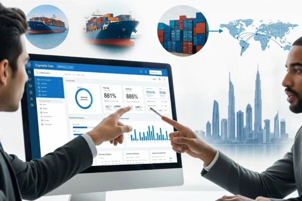 Dubai Trade Login Portal interface for importers and exporters in Dubai