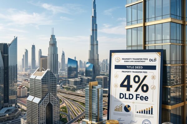DLD fees Dubai property transfer charges 2026 breakdown